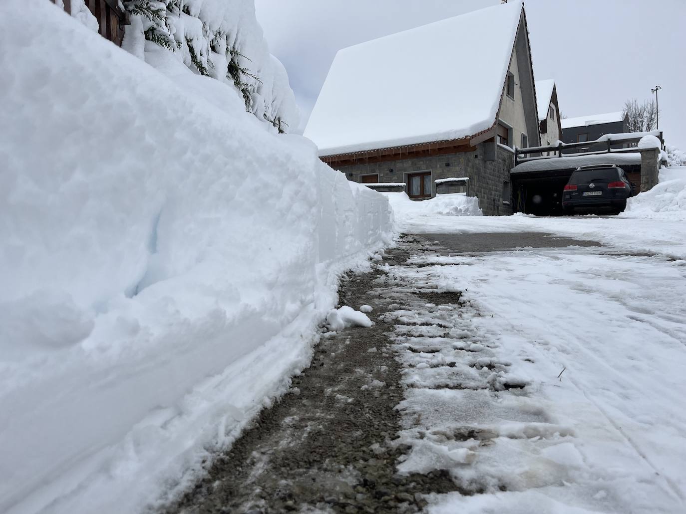 Asturias, bajo la nieve