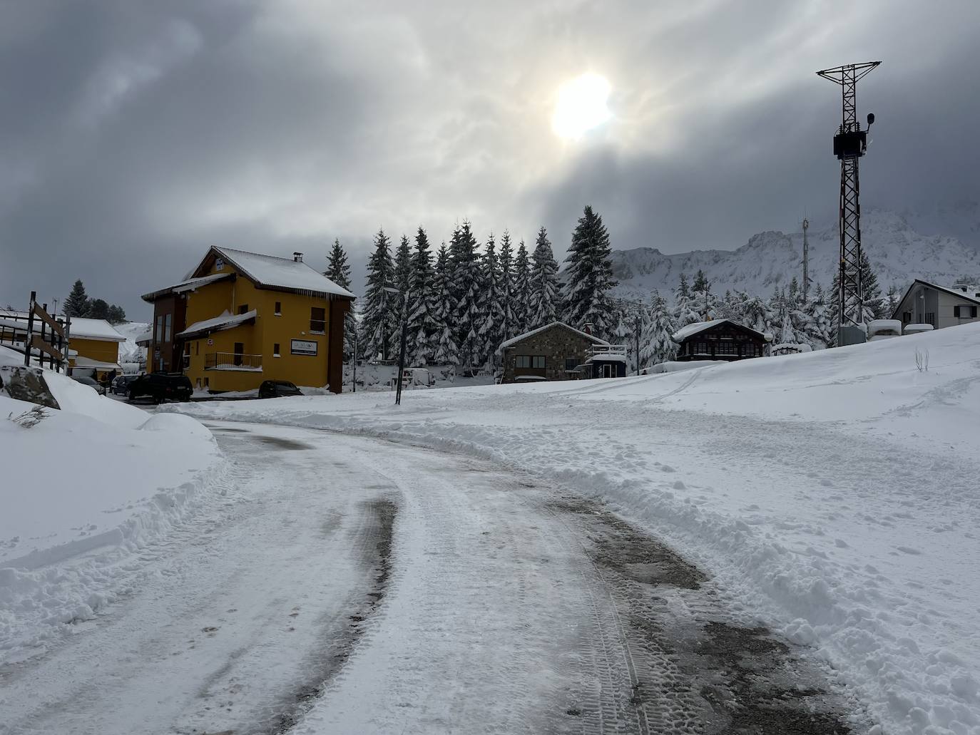 Asturias, bajo la nieve