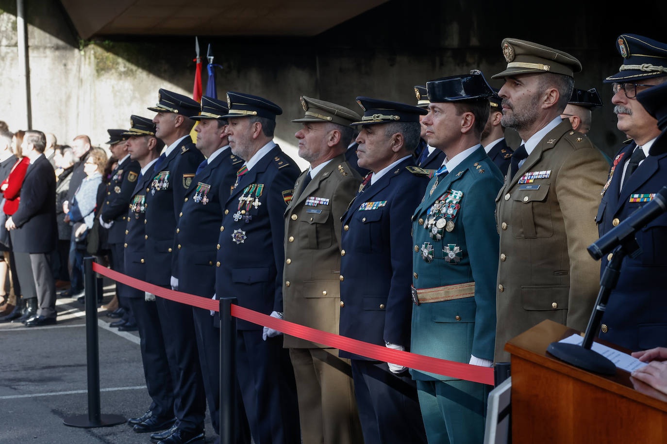 Gijón rinde homenaje a la Policía Nacional en su 200 aniversario