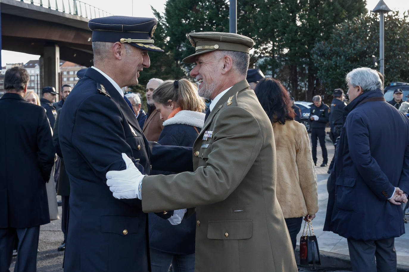 Gijón rinde homenaje a la Policía Nacional en su 200 aniversario