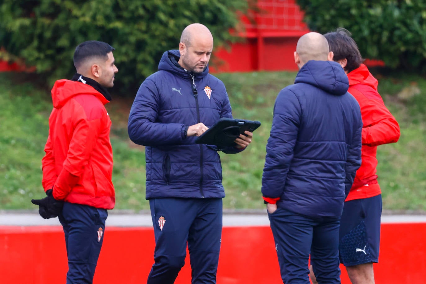 Entrenamiento del Sporting (13/01/2024)