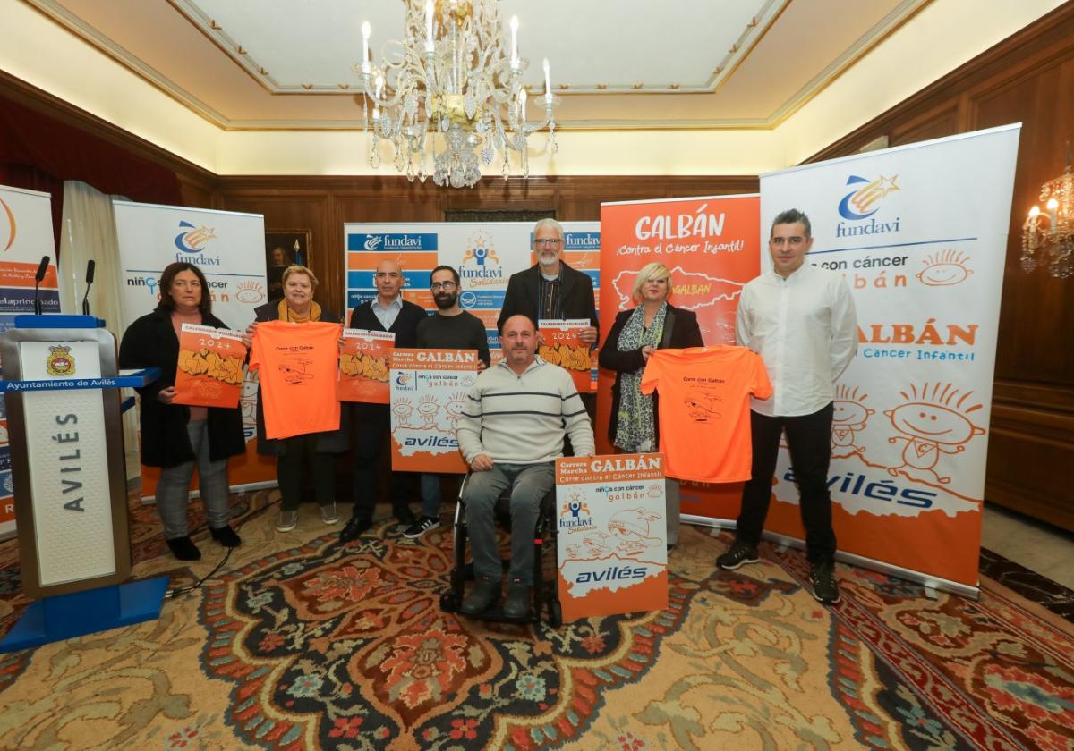 Los organizadores presentaron la Carrera Galbán en Avilés.