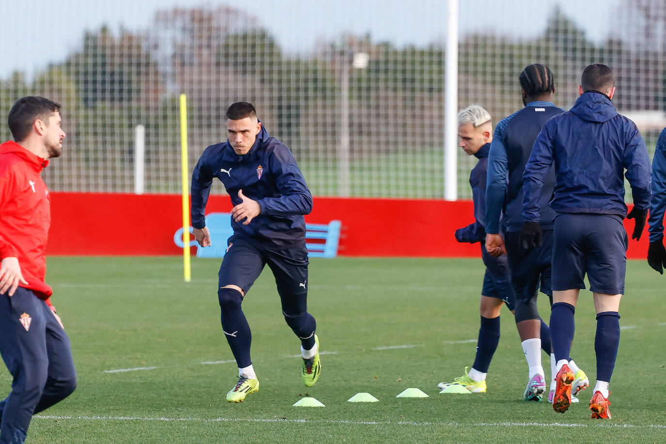 Entrenamiento del Sporting (19/01/2024)