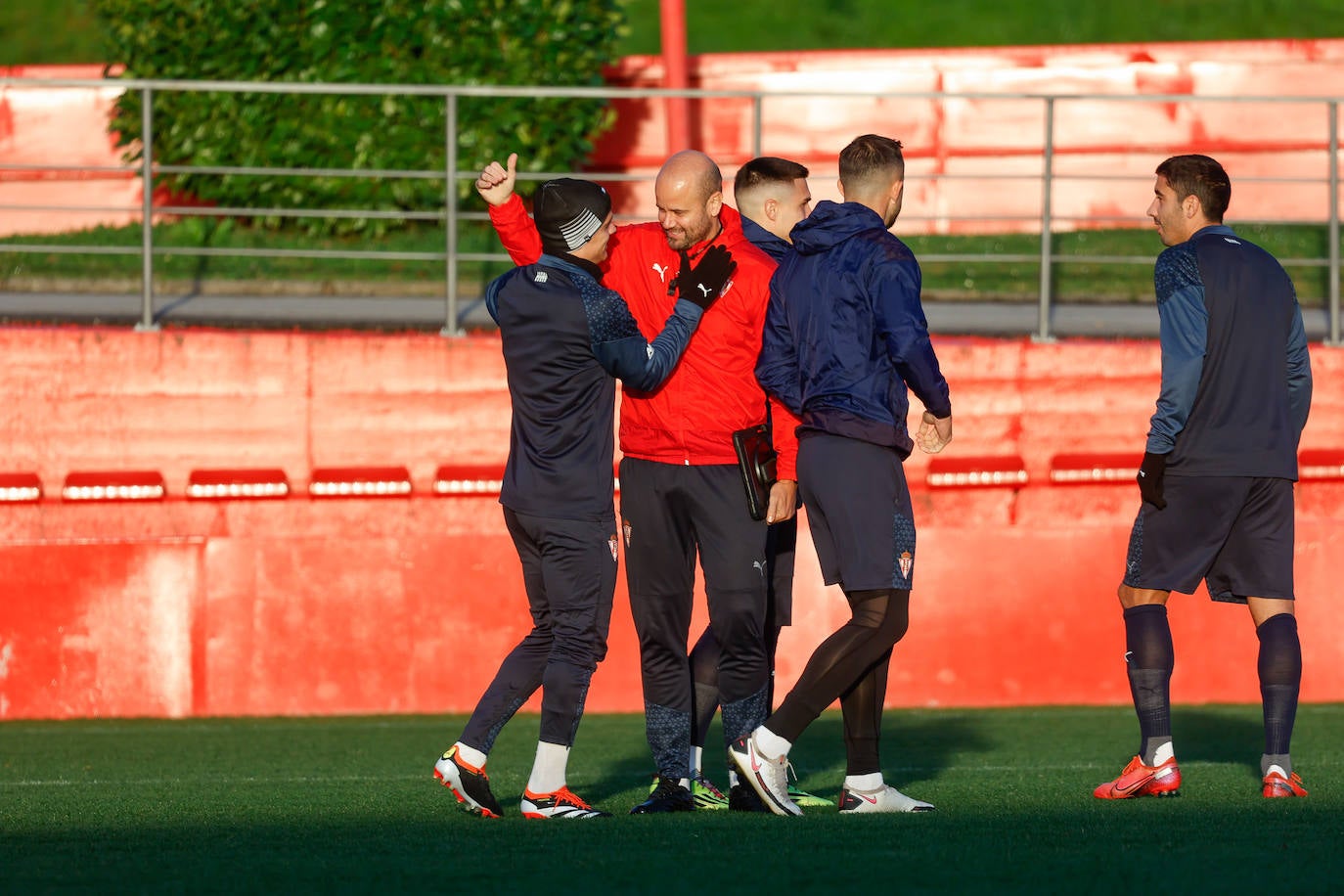 Entrenamiento del Sporting (19/01/2024)