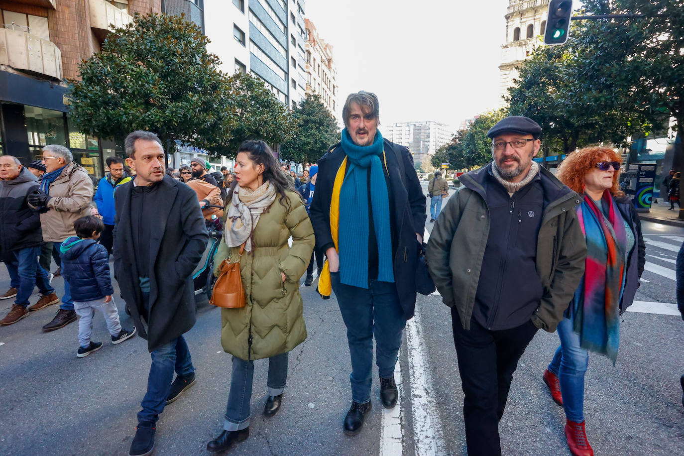 Concentración de apoyo al pueblo palestino en Gijón