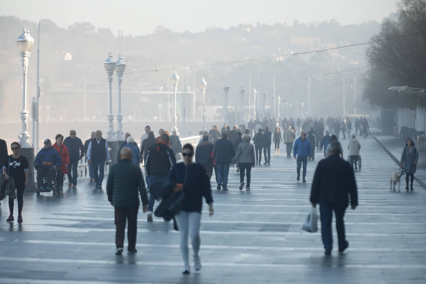 Jornada de buen tiempo en Asturias en pleno enero