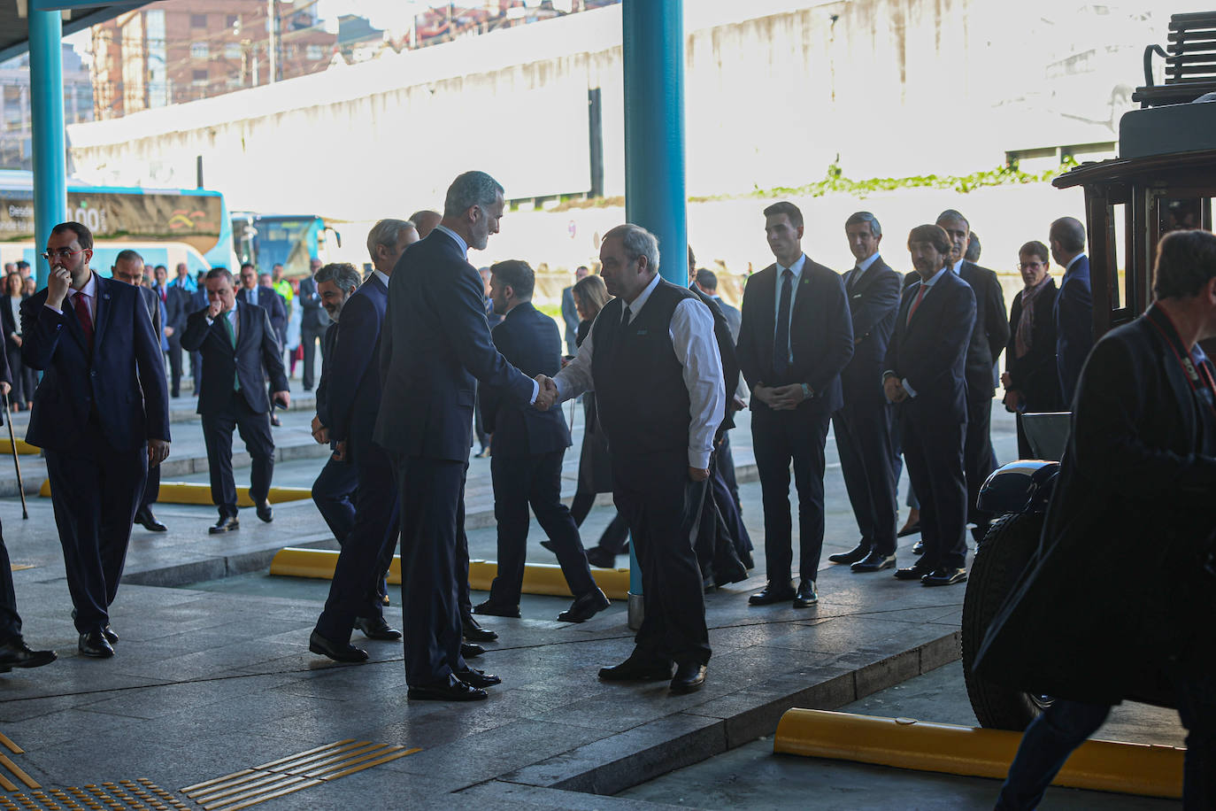 El Rey visita Asturias en el aniversario de Mantequerías Arias y ALSA