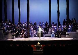 El estreno de 'Lohengrin', el título de Wagner con el que se despide la temporada de la Ópera de Oviedo.