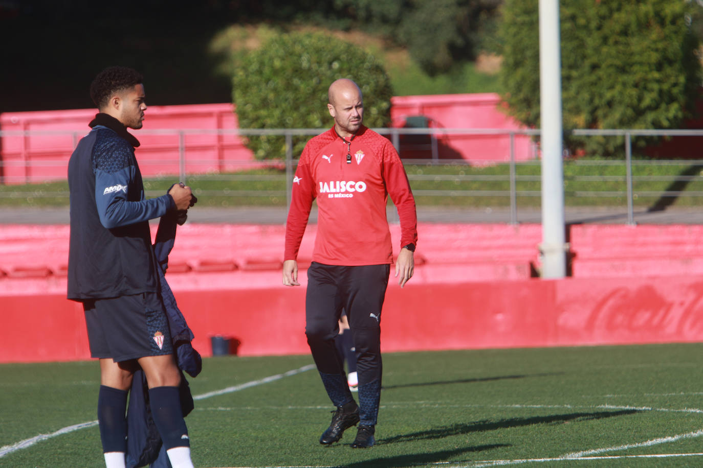 Entrenamiento del Sporting (02/02/2024)