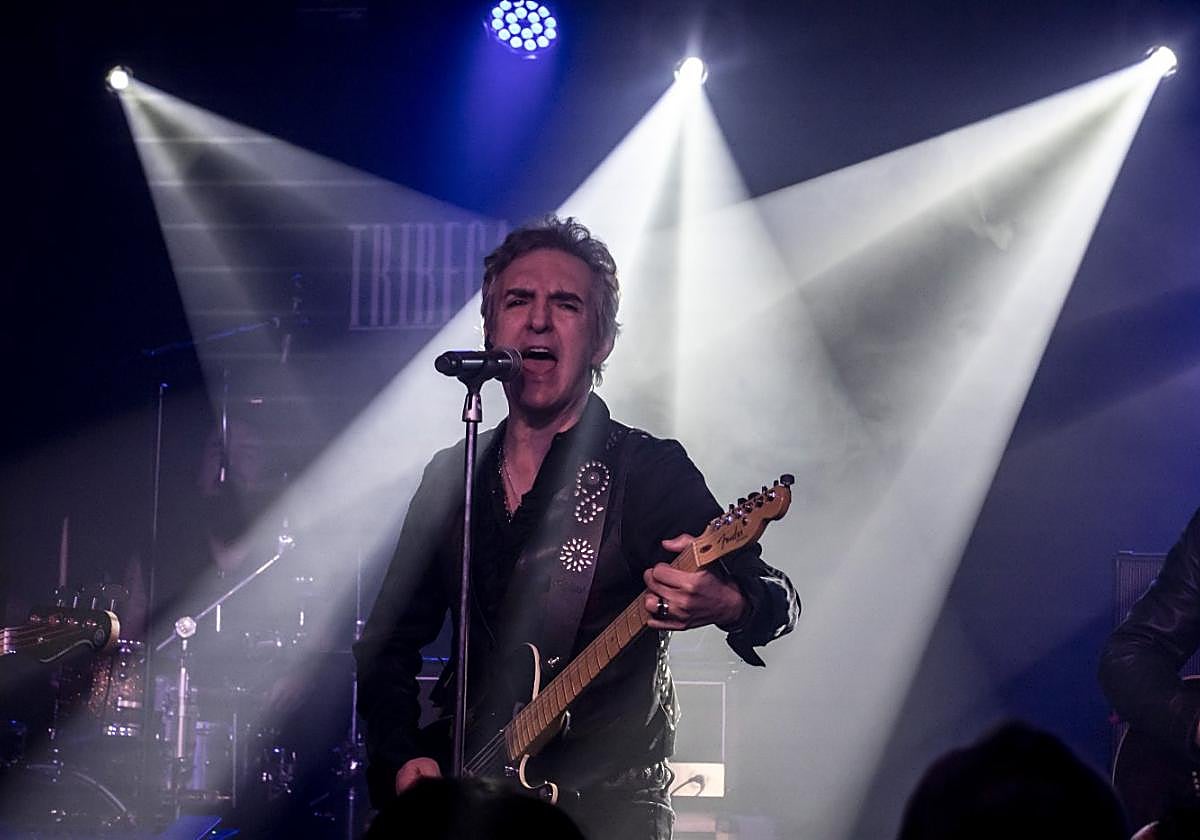 Ramoncín, anoche, durante su concierto en Oviedo.