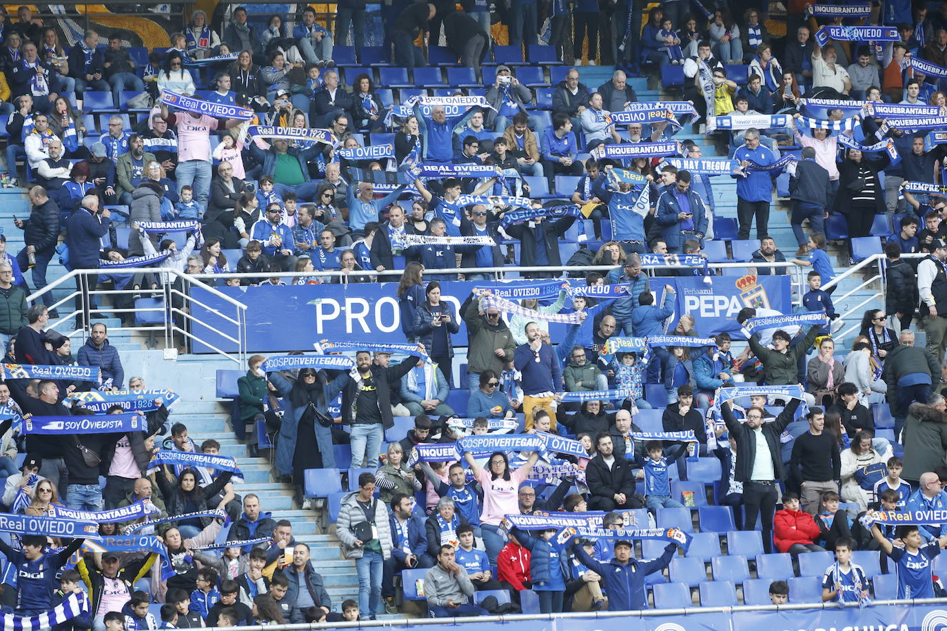 ¿Estuviste viendo el Real Oviedo - Eldense? ¡Búscate en las fotos del Tartiere!