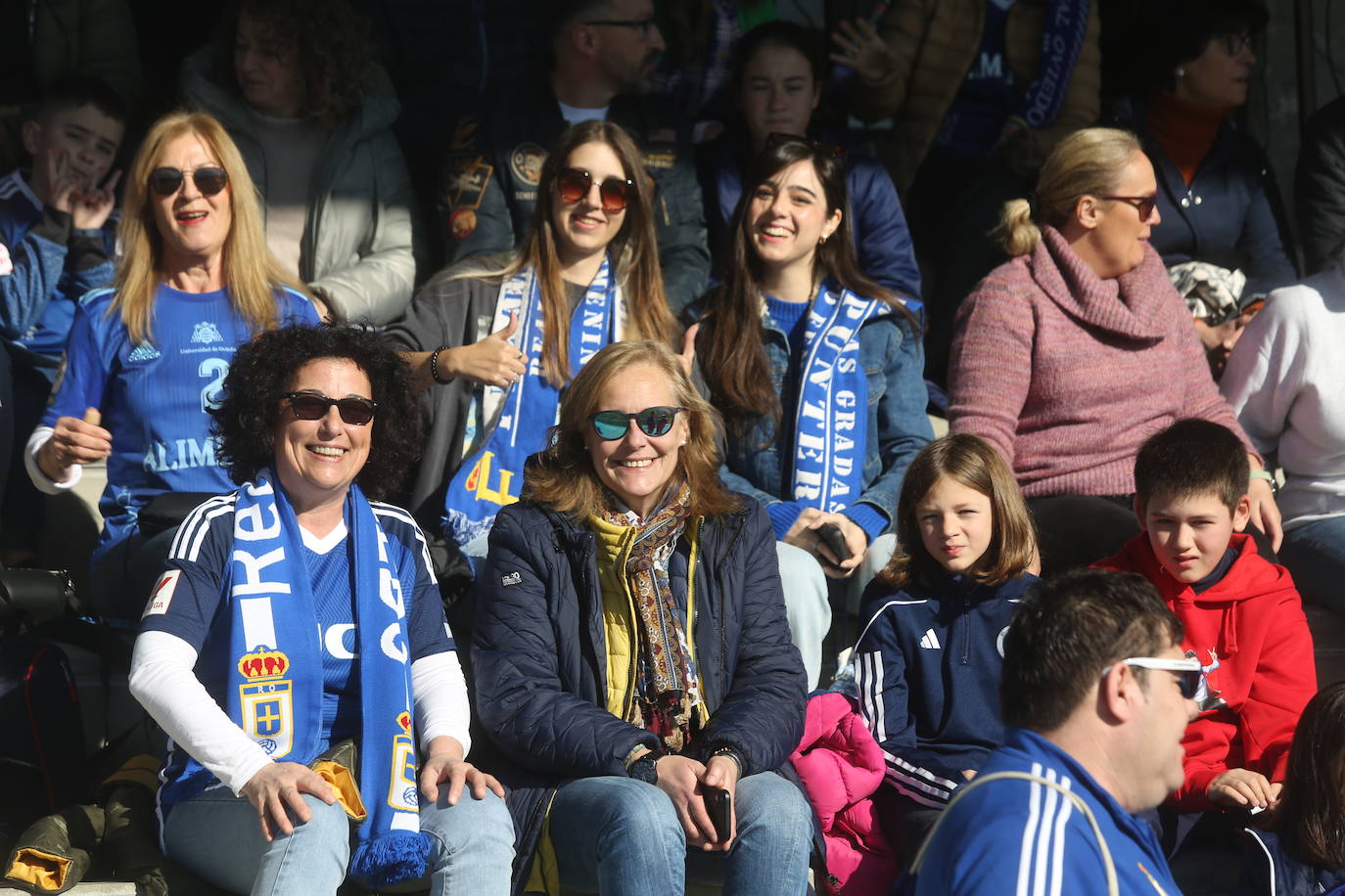 El derbi femenino Real Oviedo - Sporting de Gijón, en imágenes