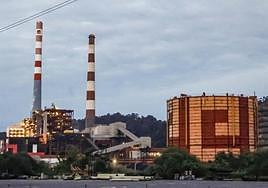 Instalaciones de la central térmica de Aboño, propiedad de EdP.