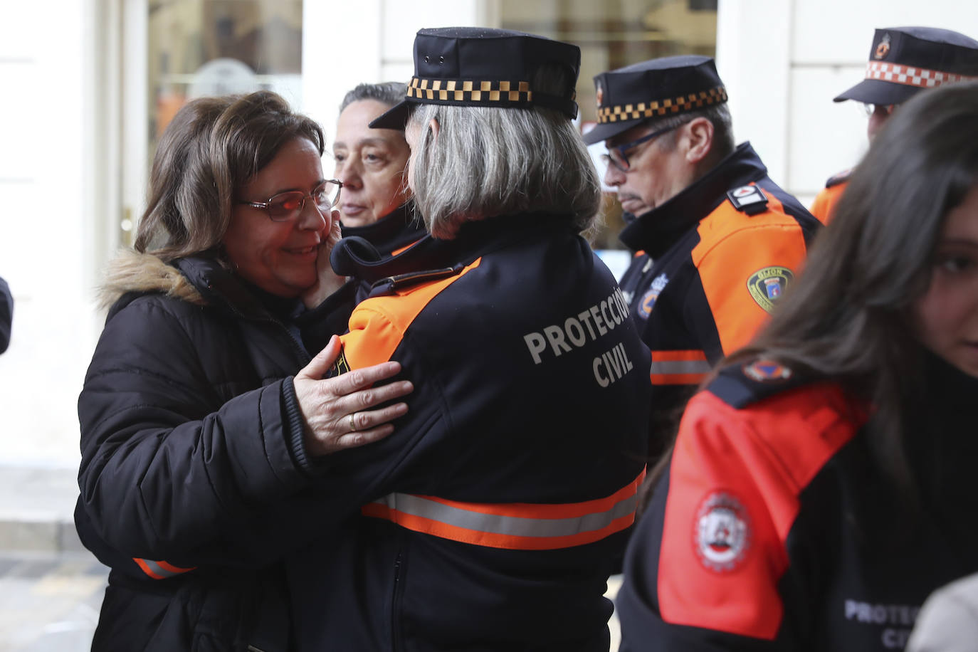 Gijón rinde un sentido homenaje a Inés Sánchez, la voluntaria de Protección Civil fallecida en un accidente