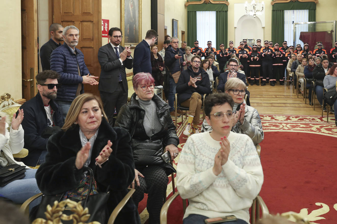 Gijón rinde un sentido homenaje a Inés Sánchez, la voluntaria de Protección Civil fallecida en un accidente