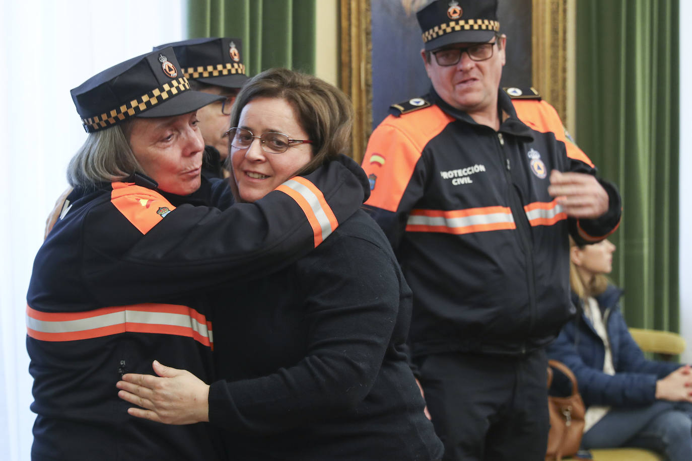 Gijón rinde un sentido homenaje a Inés Sánchez, la voluntaria de Protección Civil fallecida en un accidente