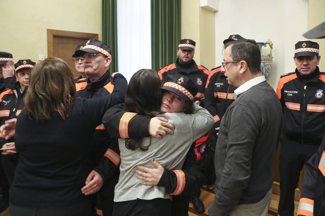 Gijón rinde un sentido homenaje a Inés Sánchez, la voluntaria de Protección Civil fallecida en un accidente