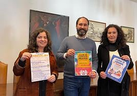 Carolina Fernández, David Álvarez y Aurora García.