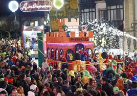 El Desfile de Galiana durante el carnaval de Avilés de 2023.