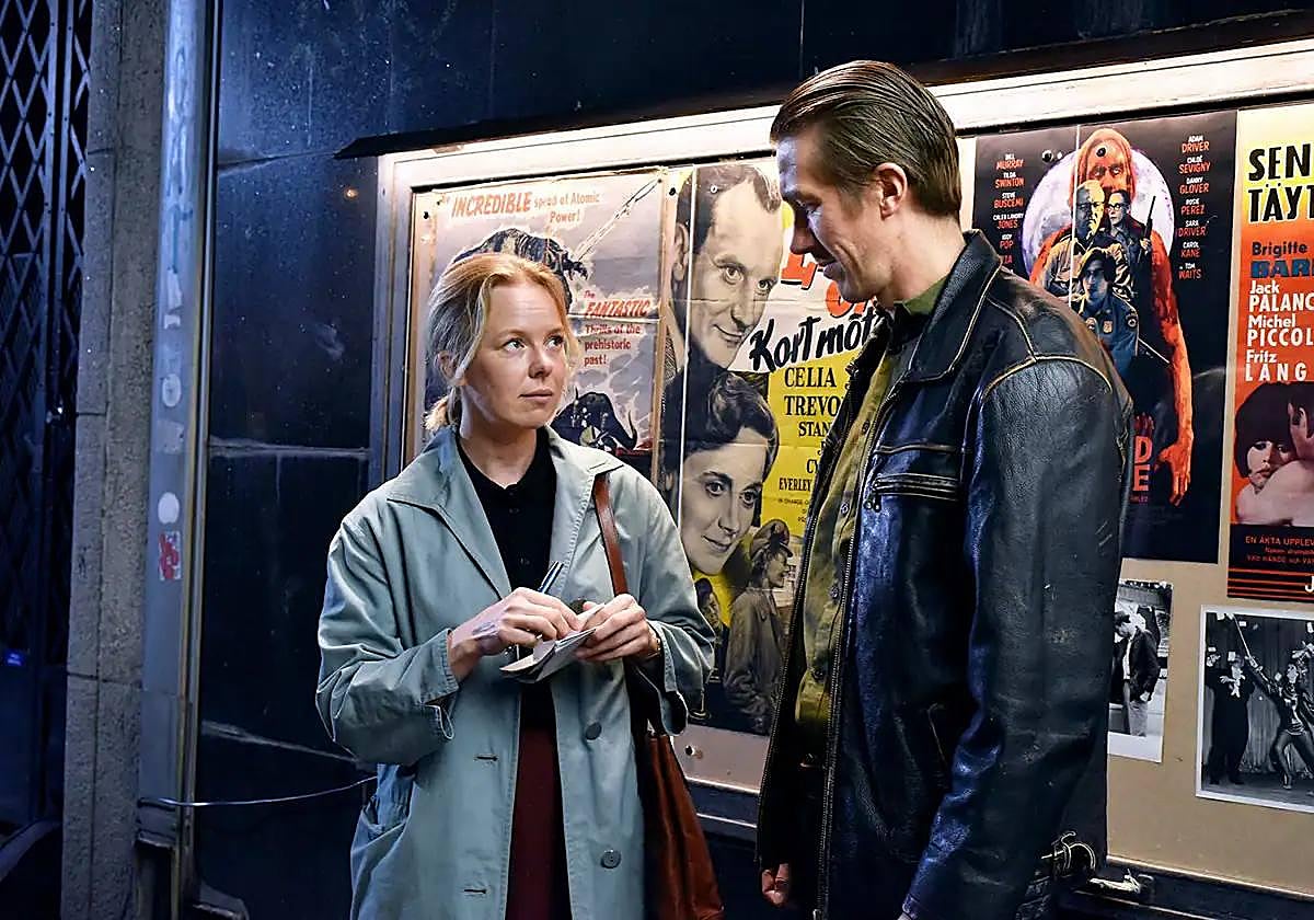 Protagonistas de la película 'Fallen Leaves'.