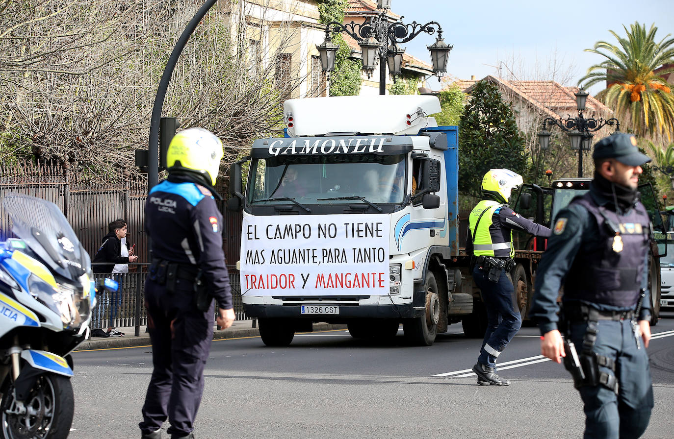 Tractorada en Asturias: las imágenes que deja la protesta del campo asturiano
