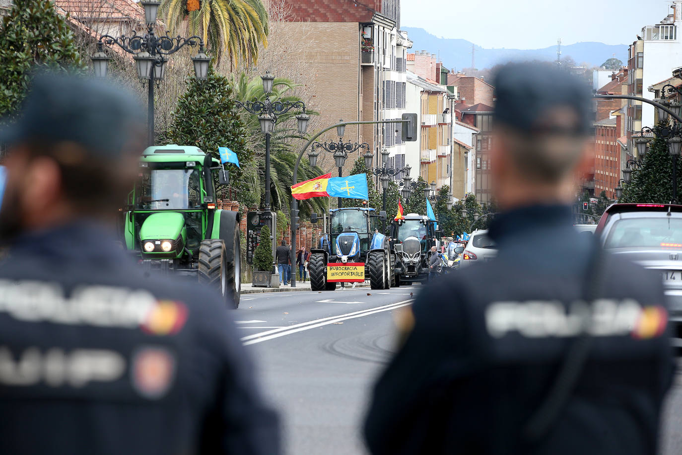 Tractorada en Asturias: las imágenes que deja la protesta del campo asturiano