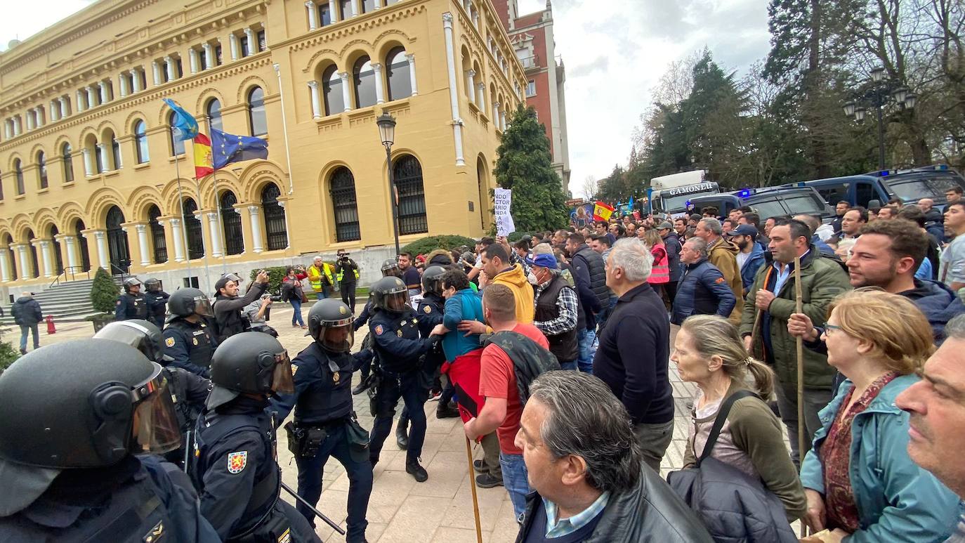 Tractorada en Asturias: las imágenes que deja la protesta del campo asturiano