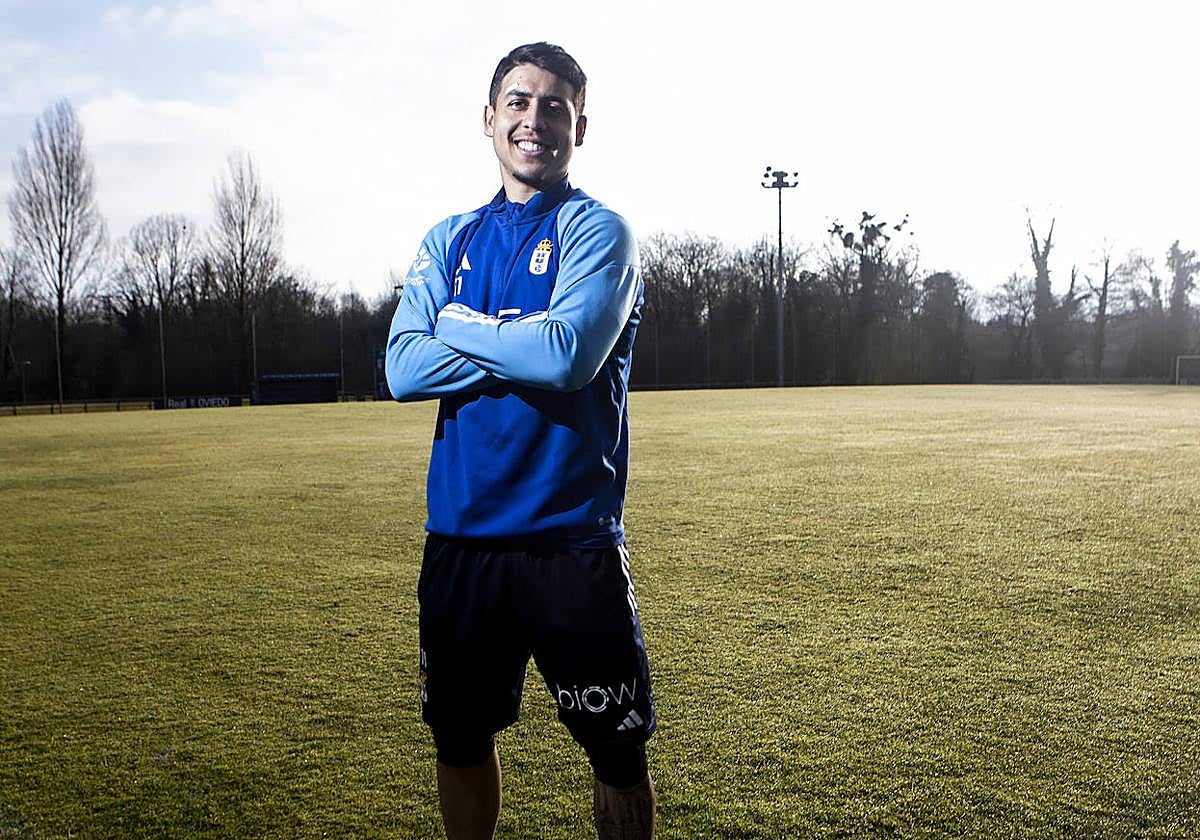 Santiago Colombatto, en las instalaciones de El Requexón.