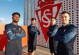 Hassan, Mario, Djuka y Gaspar, ayer, en Mareo.