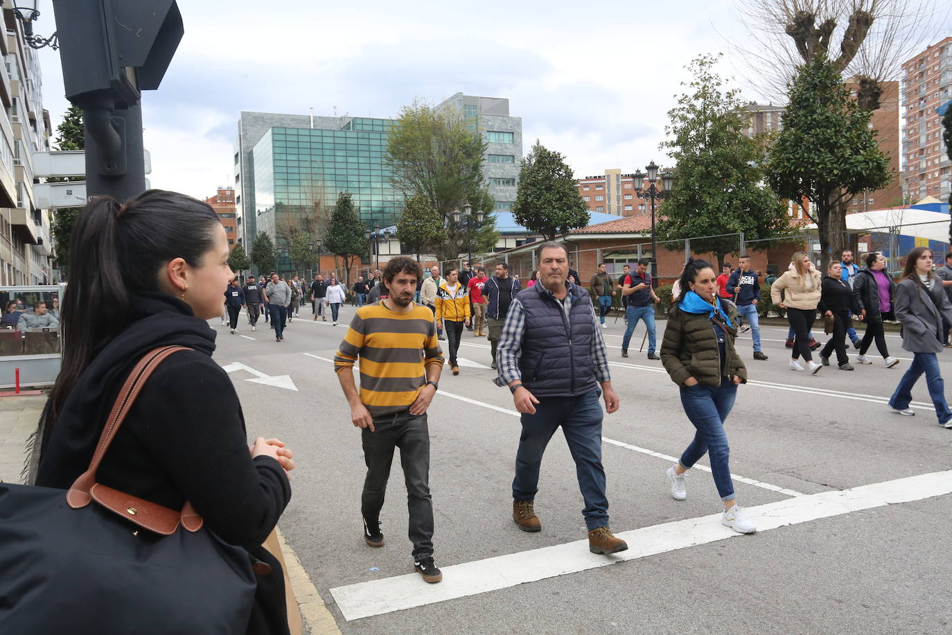 Así ha sido la tractorada en Oviedo de este viernes