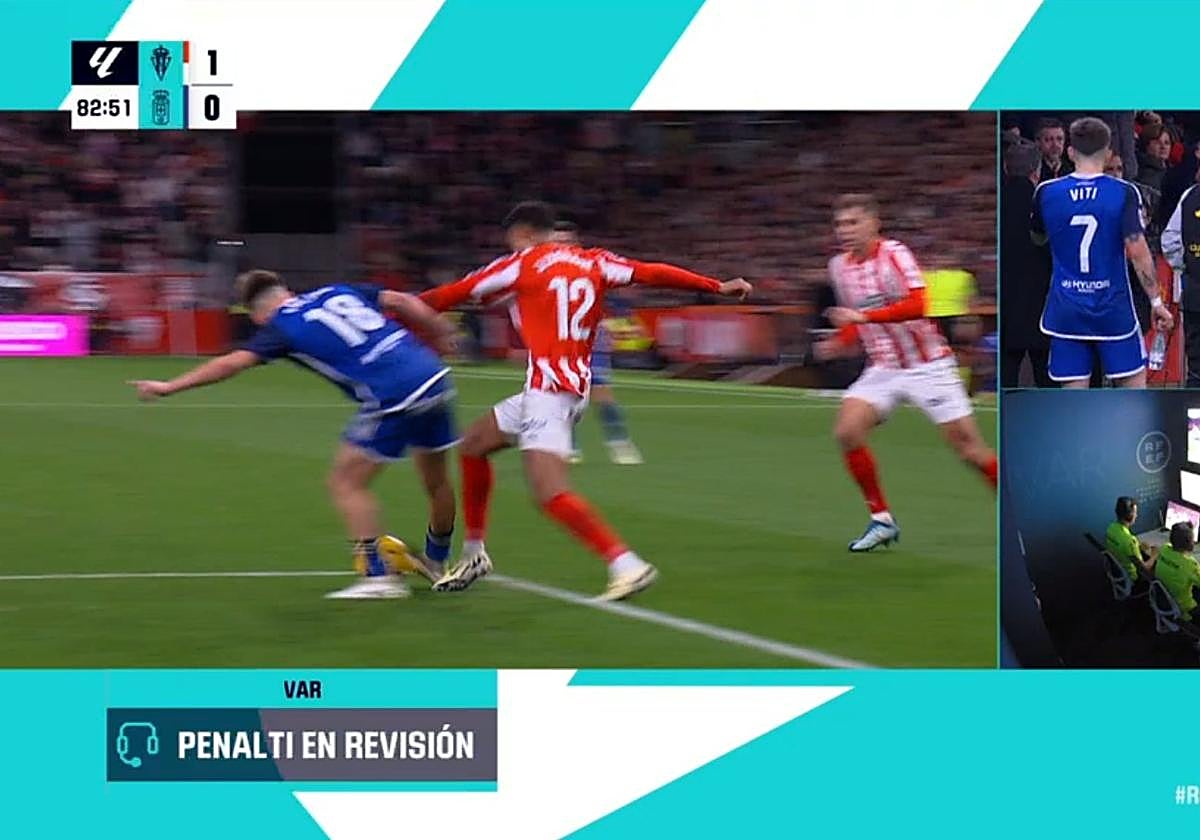 «Es con poca intensidad esto, para mí no es penalti»