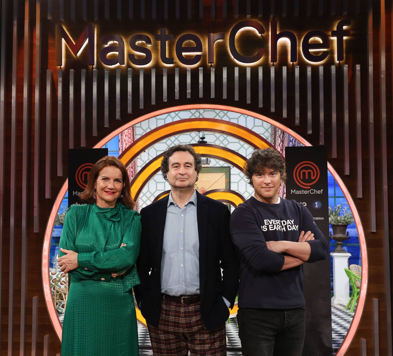 Una imagen promocional del jurada para una pasada edición de 'MasterChef'.