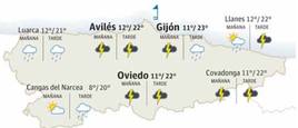 El tiempo que hará este jueves, 15 de febrero de 2024, en Asturias