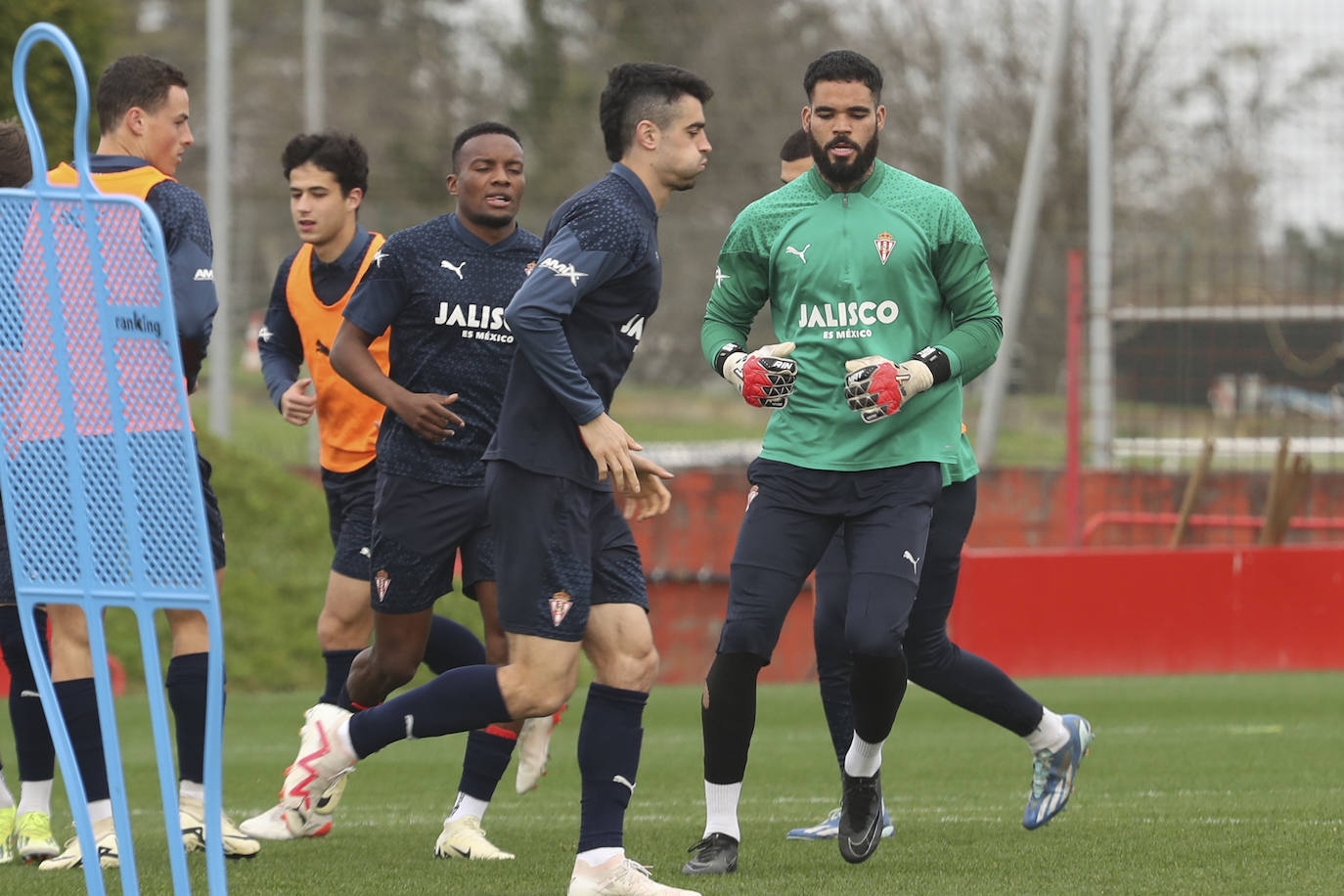 Entrenamiento del Sporting (15/02/2024)