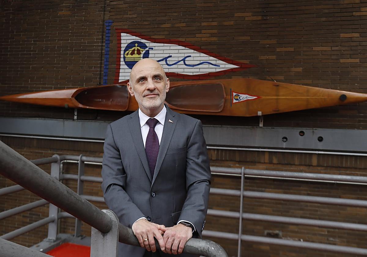 Antonio Corripio, en la sede del Grupo de Las Mestas.