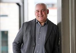 El presidente del Consejo Regulador de la IGP Chosco de Tineo, Agustín Menéndez, en Oviedo.