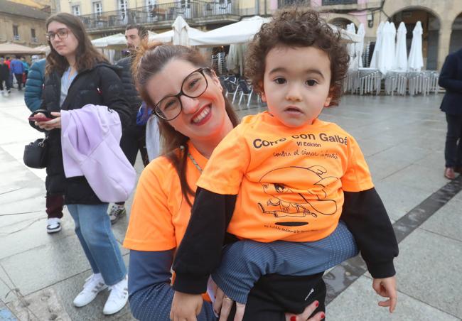 Carrera Galbán esta mañana en Avilés.