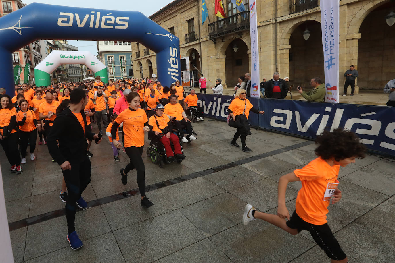 Las imágenes de la carrera Galbán en Avilés