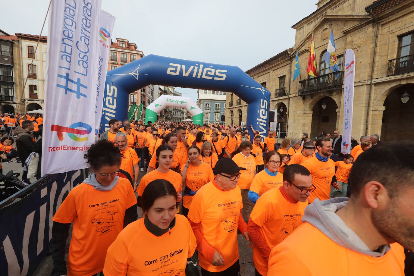 Las imágenes de la carrera Galbán en Avilés