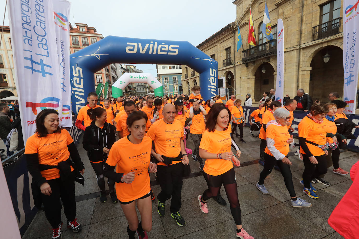 Las imágenes de la carrera Galbán en Avilés