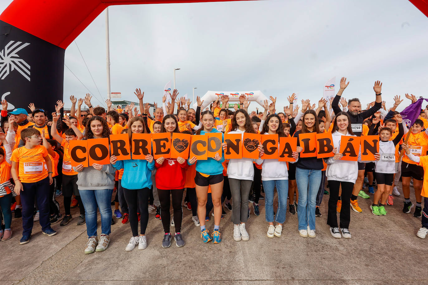 Las imágenes de la carrera Galbán en Gijón