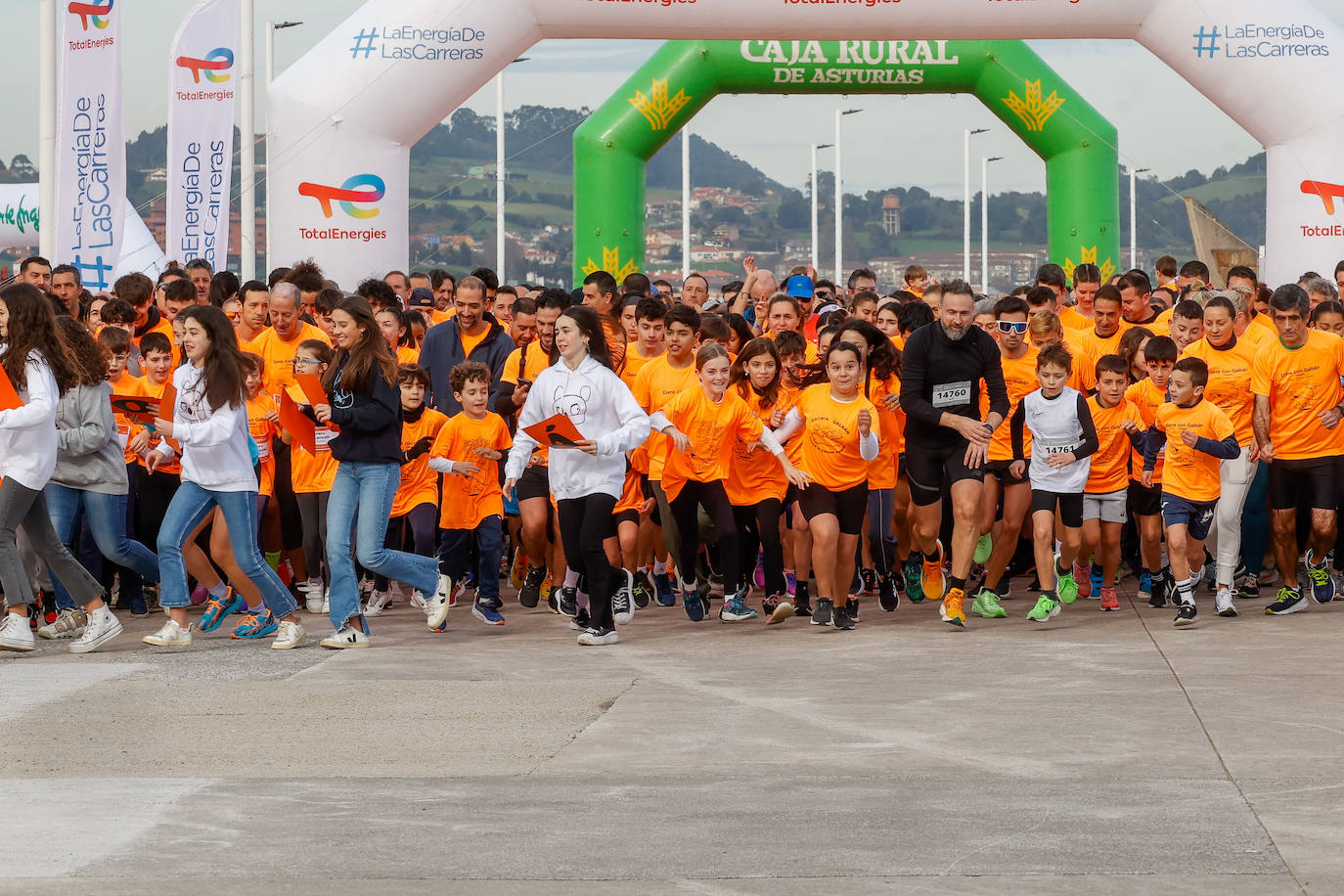 Las imágenes de la carrera Galbán en Gijón