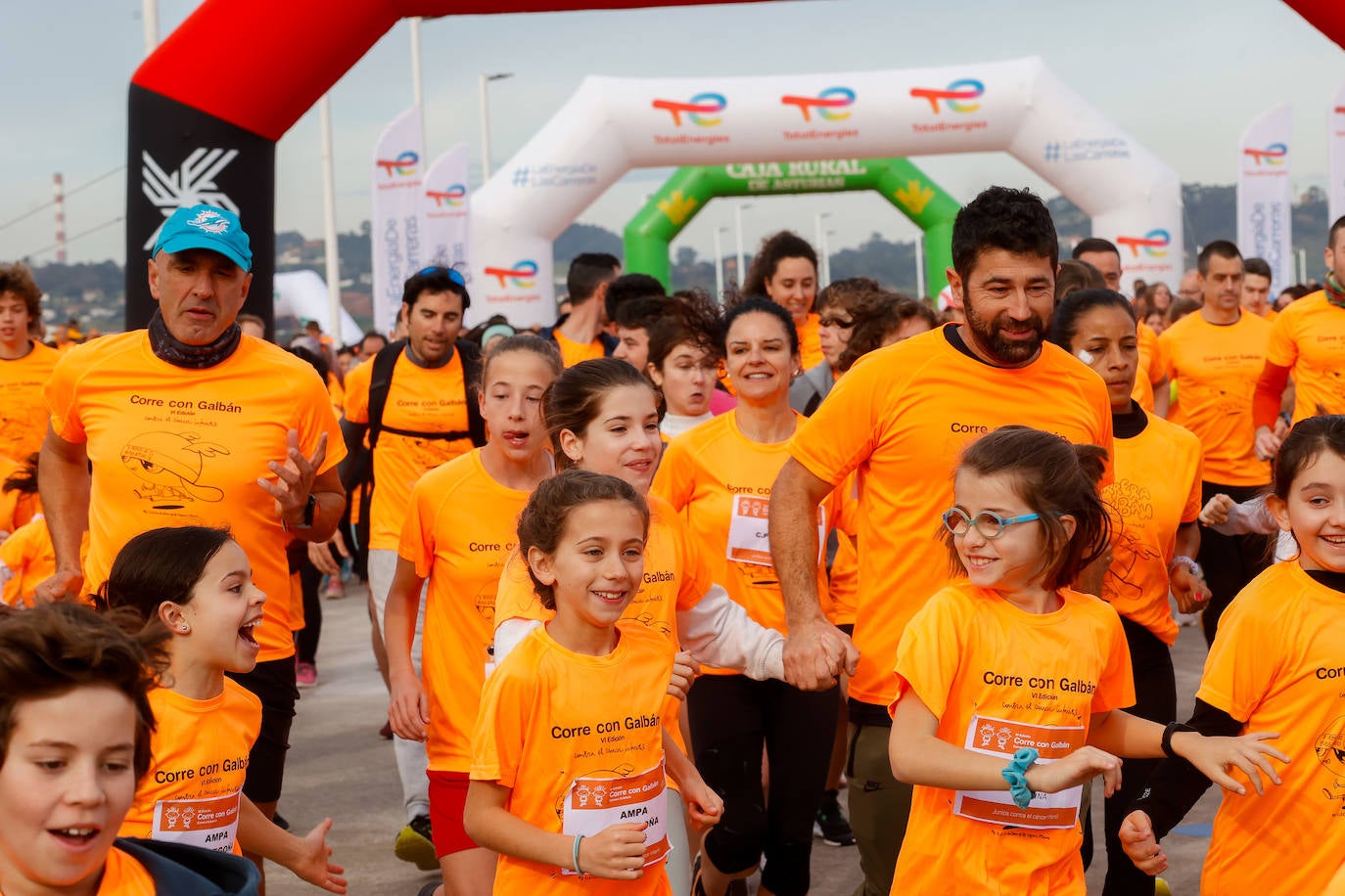 Las imágenes de la carrera Galbán en Gijón