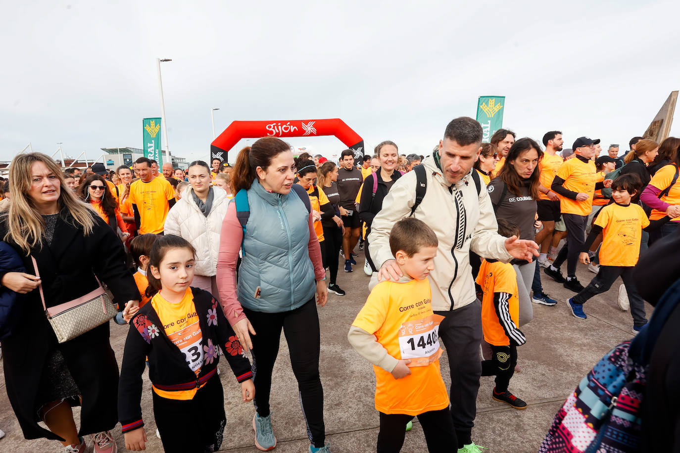 Las imágenes de la carrera Galbán en Gijón