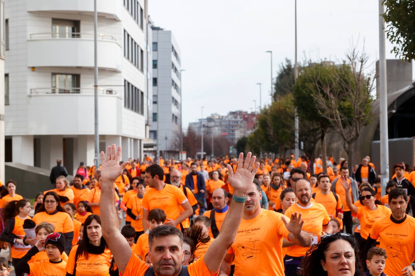 Las imágenes de la carrera Galbán en Gijón