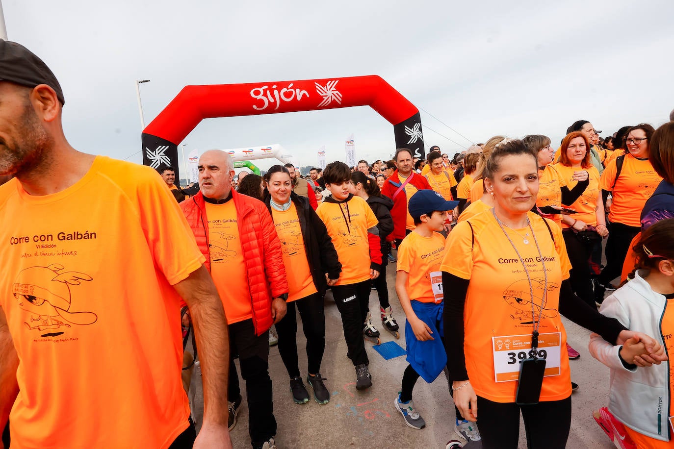 Las imágenes de la carrera Galbán en Gijón