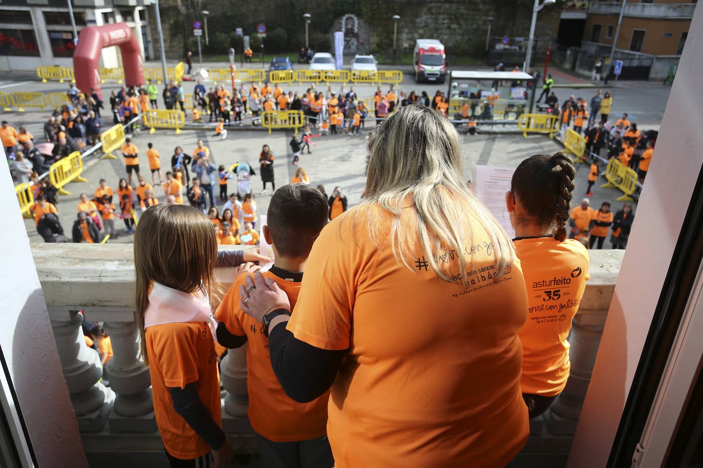 Asturias corre por Galbán contra el cáncer infantil