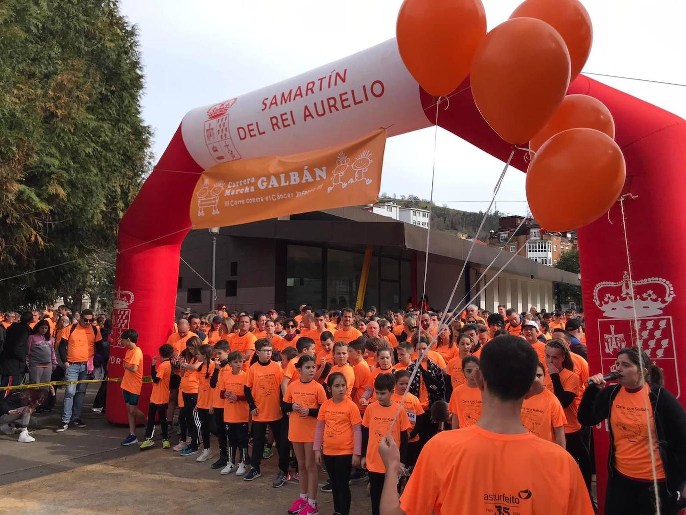 Asturias corre por Galbán contra el cáncer infantil