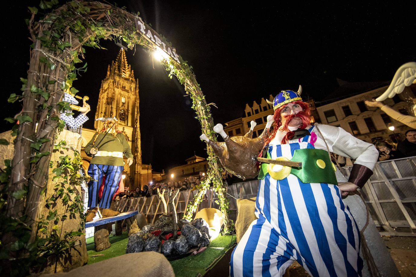 La celebración del antroxu de Oviedo, en imágenes