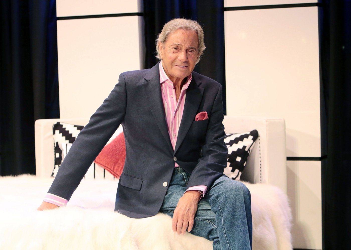 El actor Arturo Fernández, en la presentación de uno de sus espectáculos.